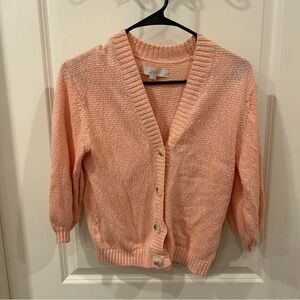 Loft Cardigan Peach XS